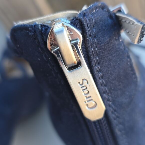 CIRCUS Sam Edelman Blue Heels spike strappy size 7.5 - Picture 5 of 12